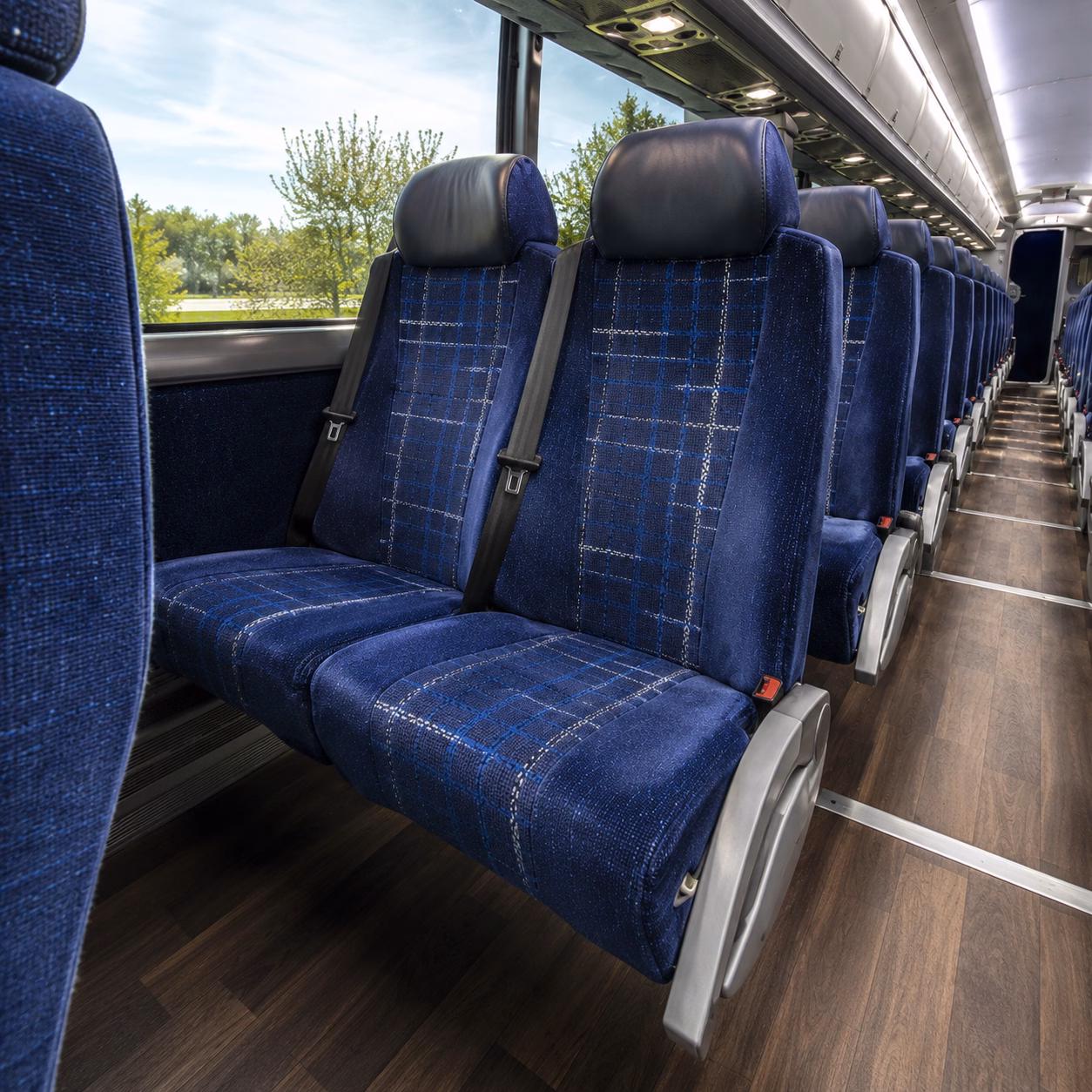 new haven religious group transportation onboard seating