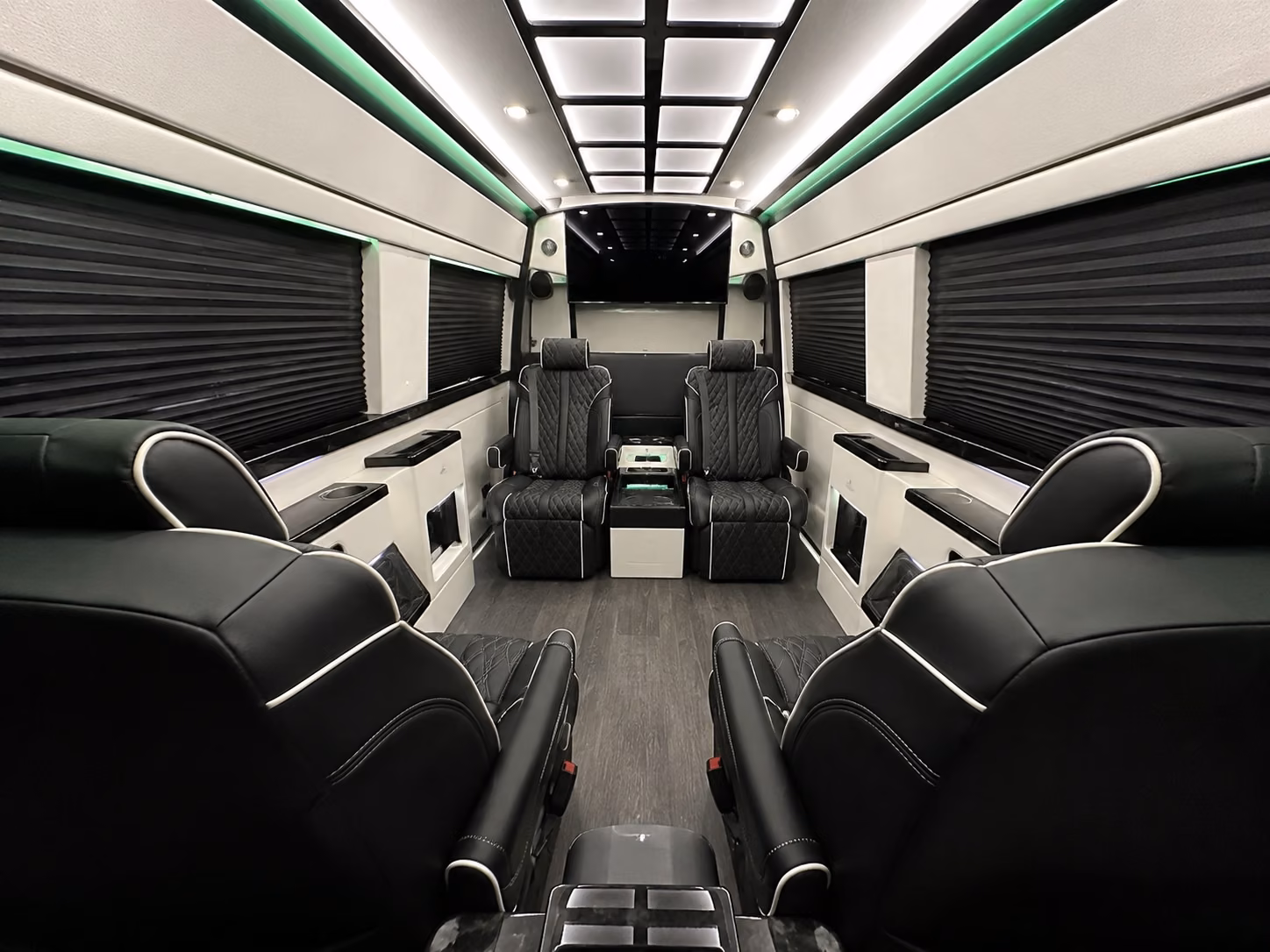 sprinter van with driver inside